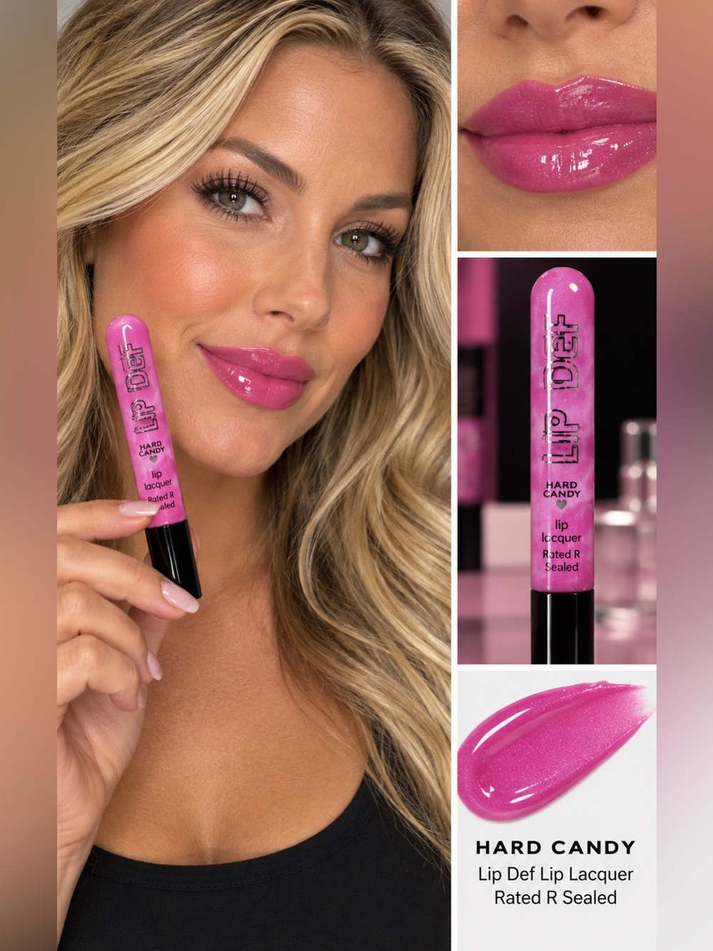 Hard Candy Lip Def Lip Lacquer - ‘Rated R’ Sealed Shade #594